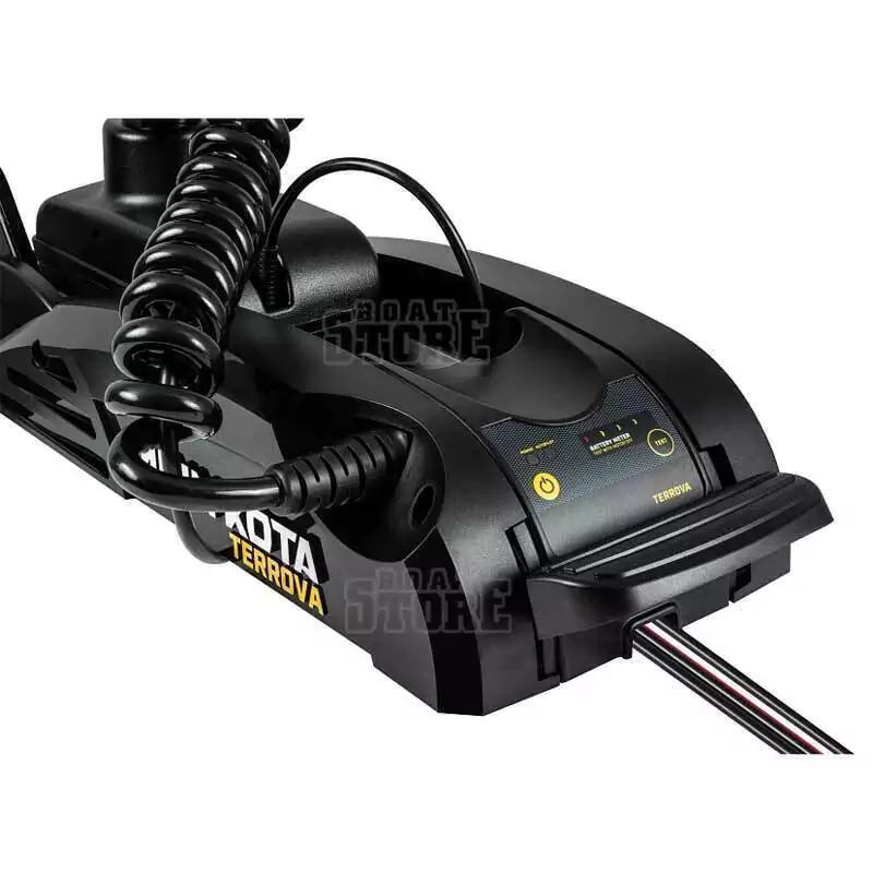 Motor Elétrico Minn Kota Terrova instalado em barco de pesca